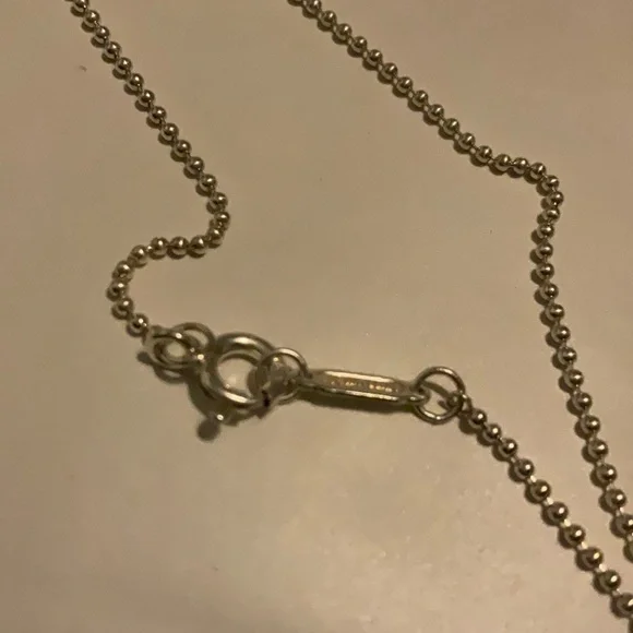 Tiffany & co key pendant necklace